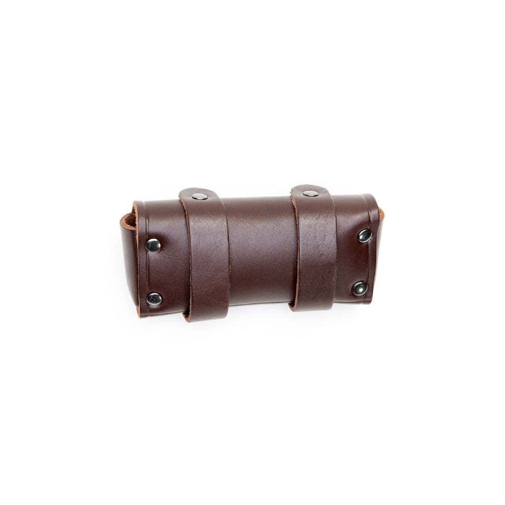 Toler UNION brown leather sheath, back with belt loops